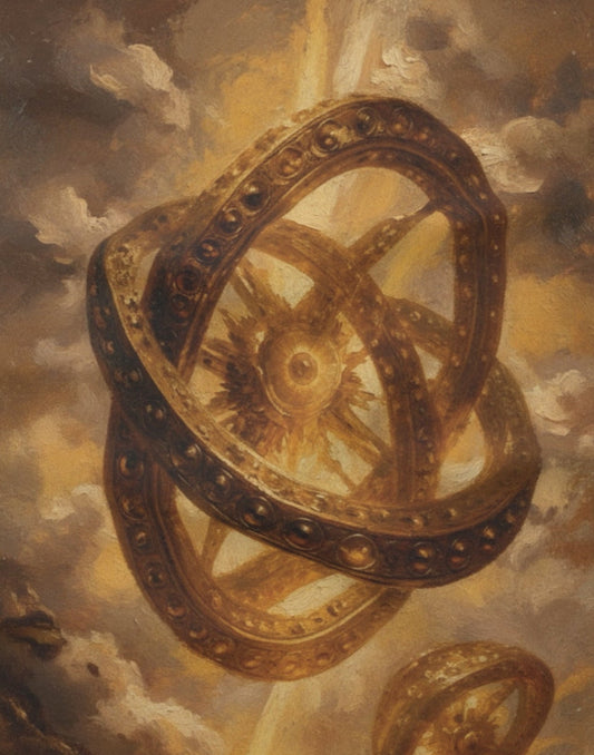 Ezekiel’s Ophanim Blanket (Wheel Within a Wheel) | Antique Sacred Manuscript Throw